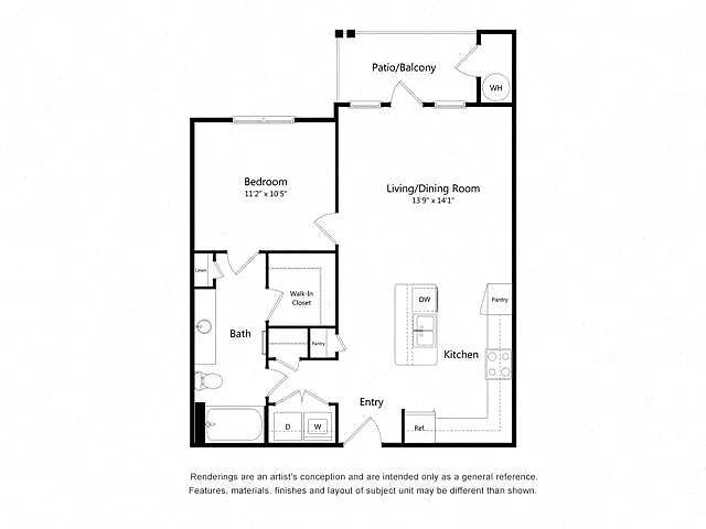 Floor plan A4 - Deep Eddy
