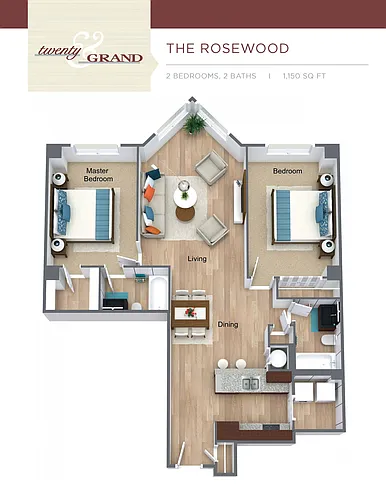 Floor plan Rosewood
