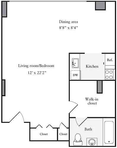 Floor plan S1-500sq-Tier31