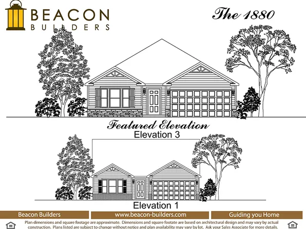 1880 Buildable Plan, Redbud Meadows