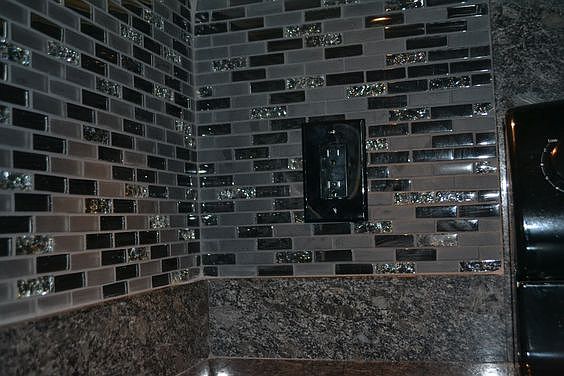 Glass Tile Backsplash