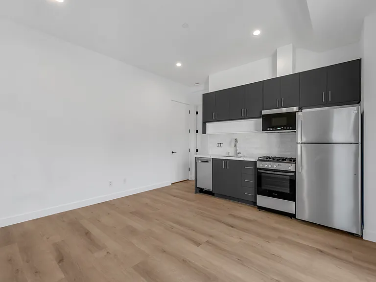 Living room and kitchen