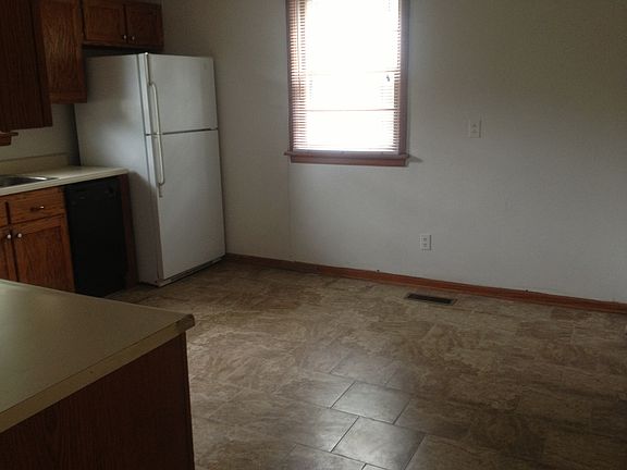Kitchen with tile floor
