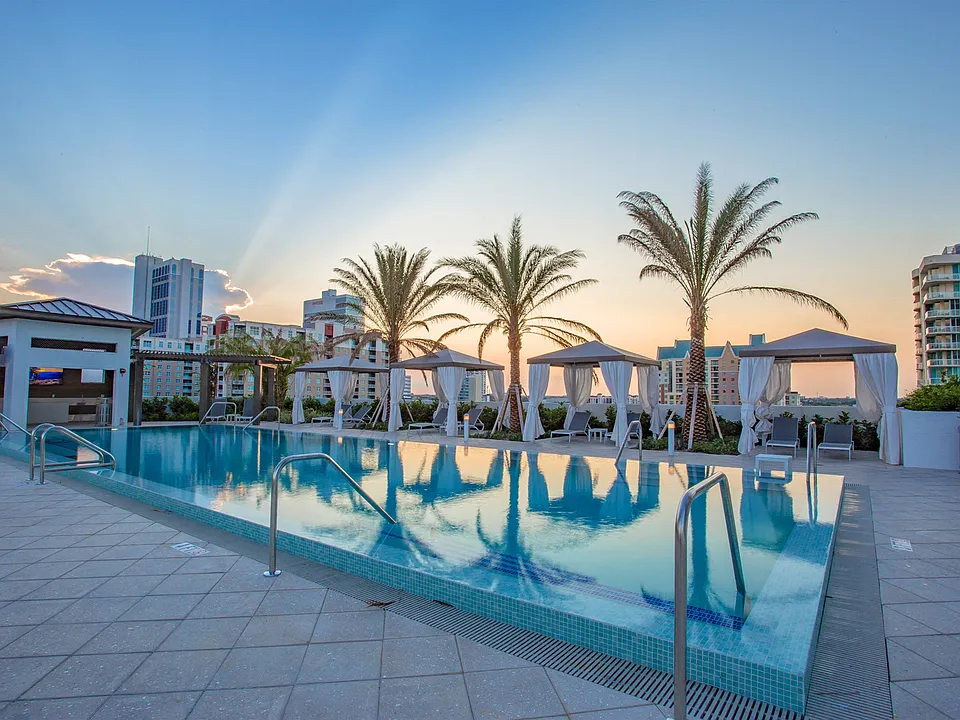 Swim laps in our stunning pool