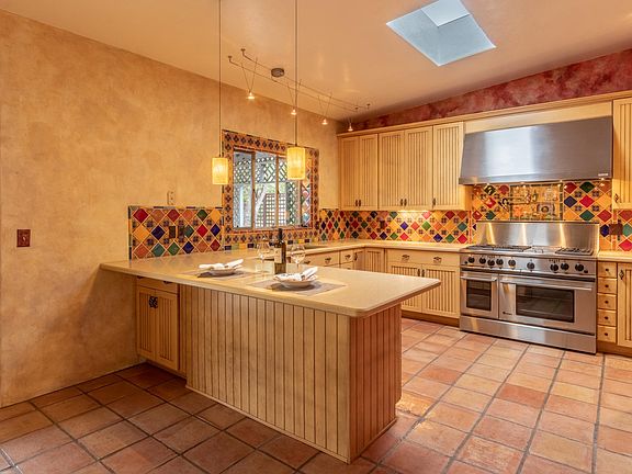 Colorful Talavera Tile Kitchen