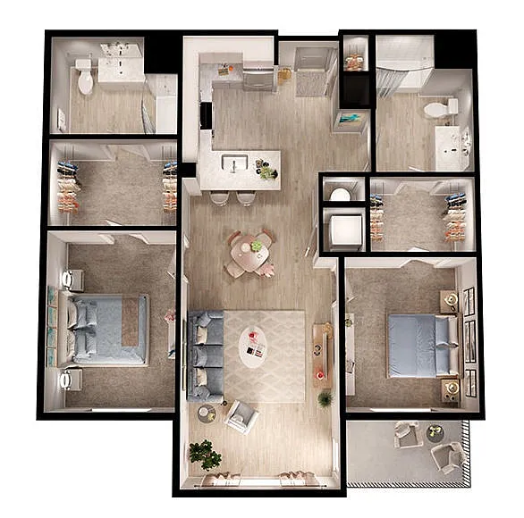 Floor plan B1a