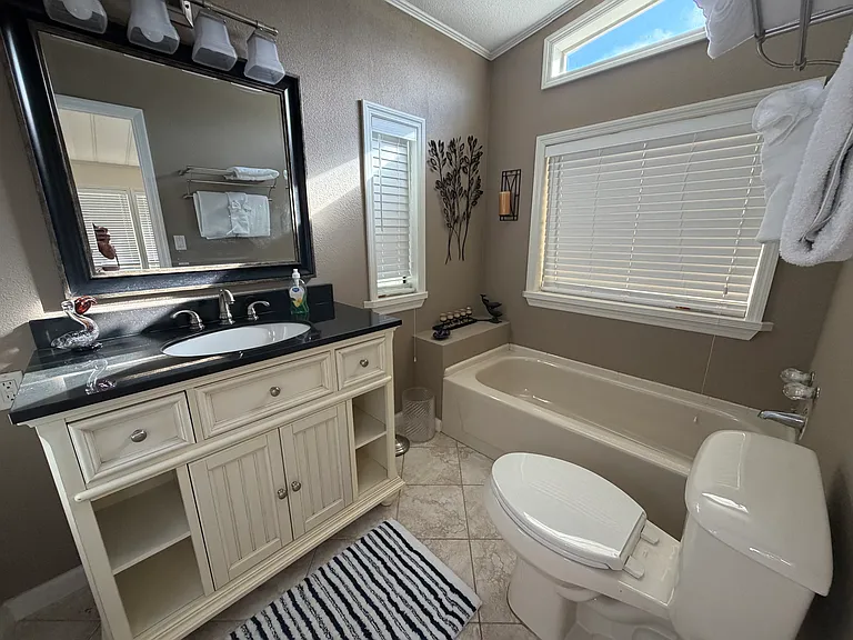 Master en-suite with soaking tub and separate walk-in shower