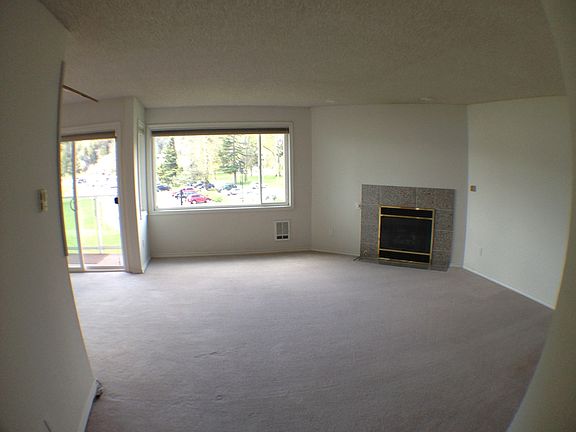 Living room, gas fireplace