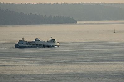 SW view of sound and island