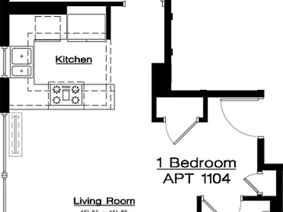 2nd image of 203 E 121st St APT 1104