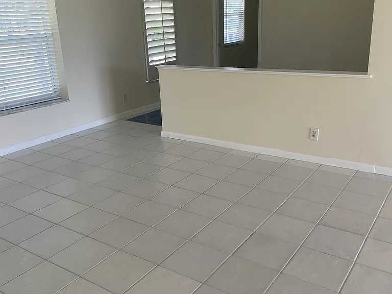 Living Room with Dining Room in back