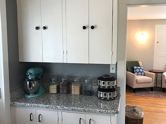 Kitchen features plenty of cupboard space.