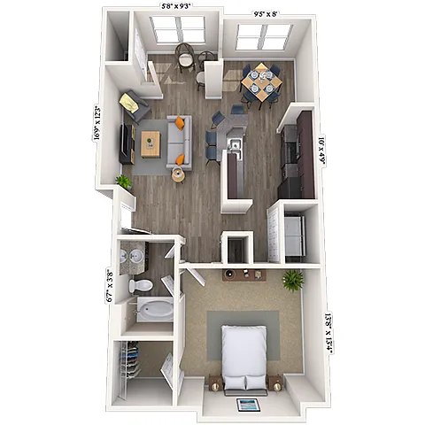 Floor plan 11B
