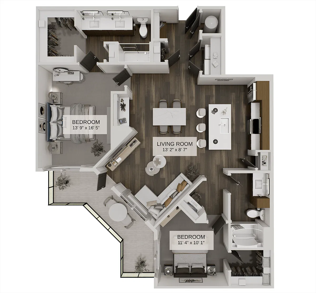 Floor plan The District (B2)