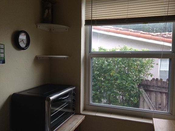 Mini oven in kitchen