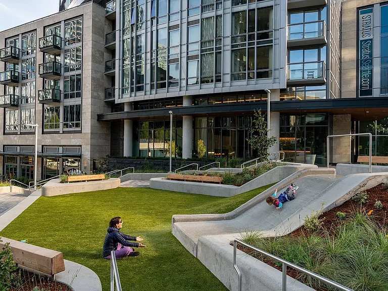 The Urban Triangle Park offers fun for all ages