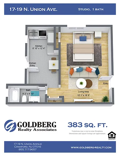 Floor plan Studio