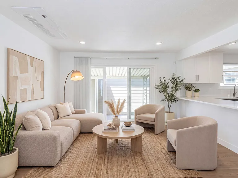 Living Room - "Virtually staged for illustrative purposes."