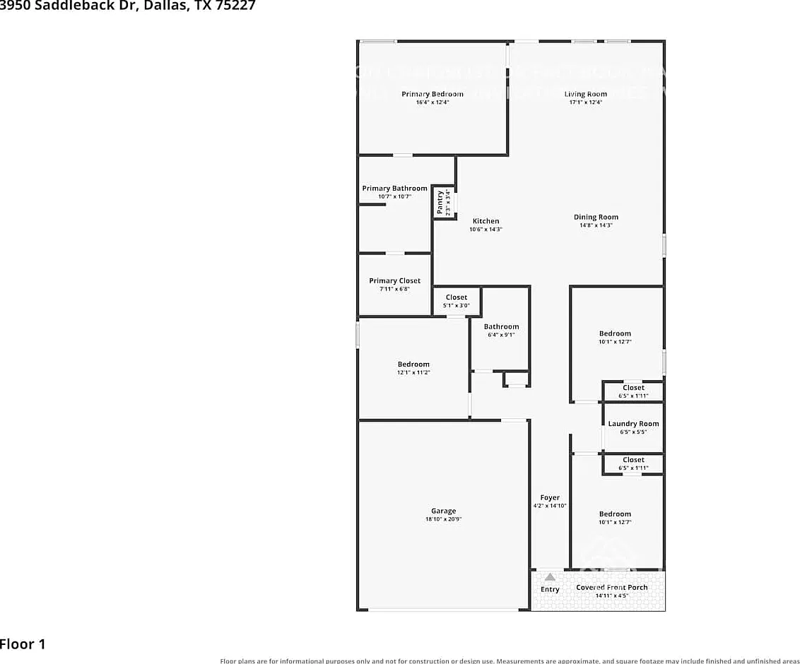 3950 Saddleback Drive Dallas, TX 75227 — Photo 3