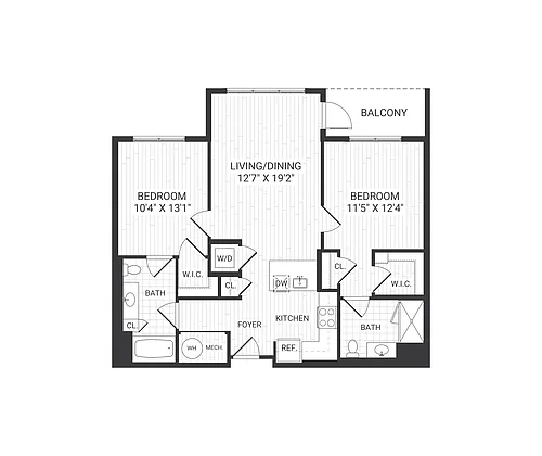 Floor plan B1