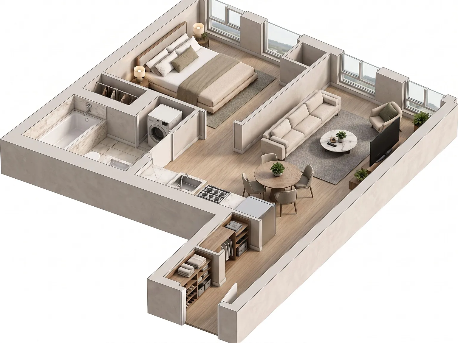 1 bed, $2,500 — Photo 1