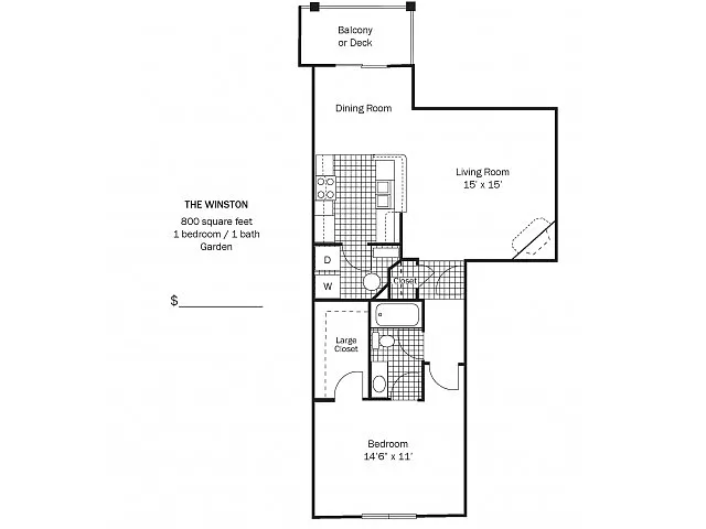 Floor plan Winston Down