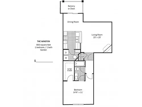 Floor plan Winston Down