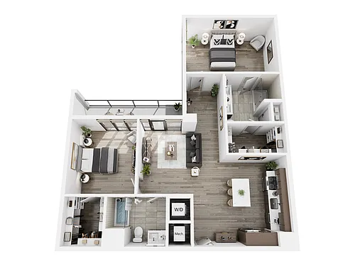 Floor plan B3