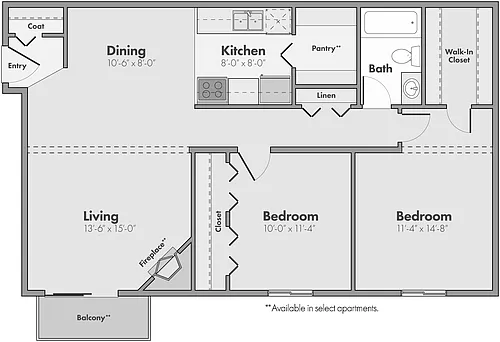 Floor plan Springbrook