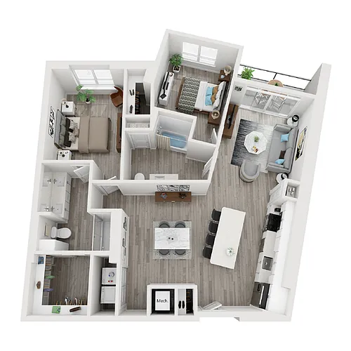 Floor plan B8
