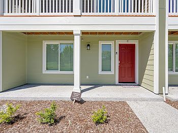 Front of apartment