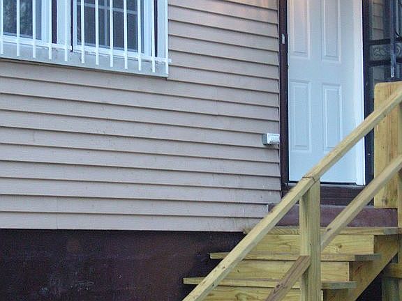 Wood Steps back door
