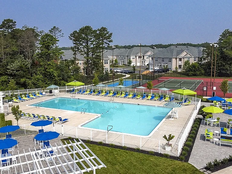 Aerial of the Pool