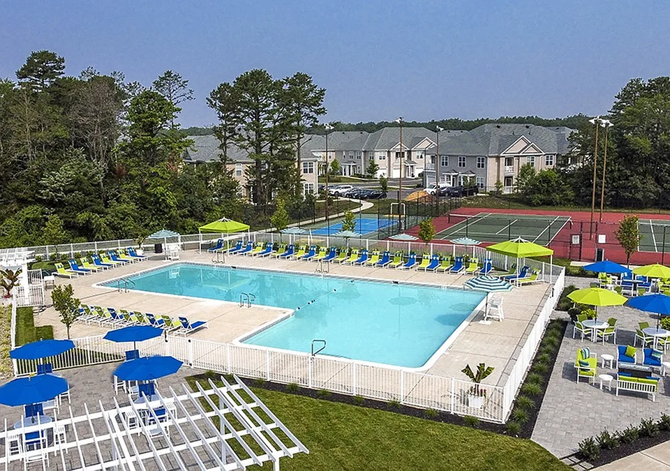 Aerial of the Pool