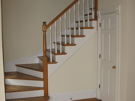 front staircase from living room