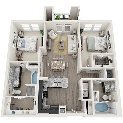Floor plan B1