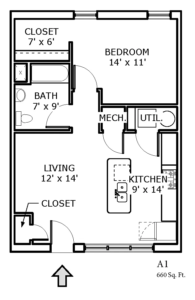Floor plan A1