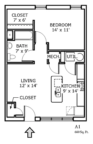 Floor plan A1