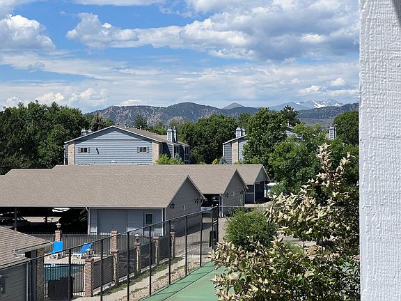 View of the mountains from the balcony