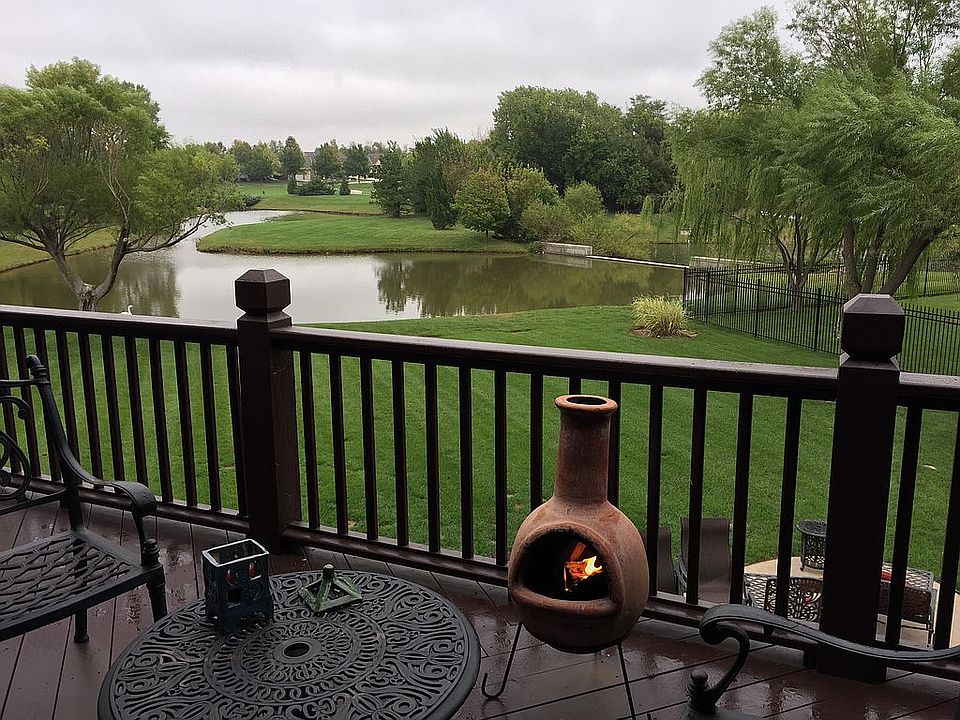 View from Deck w/ Grill Gas line