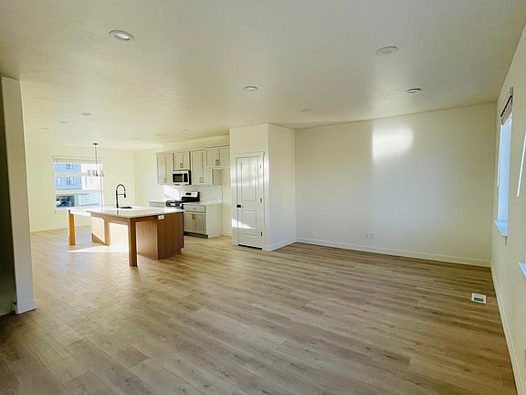 Tons of natural light from large windows.