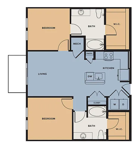 Floor plan B1