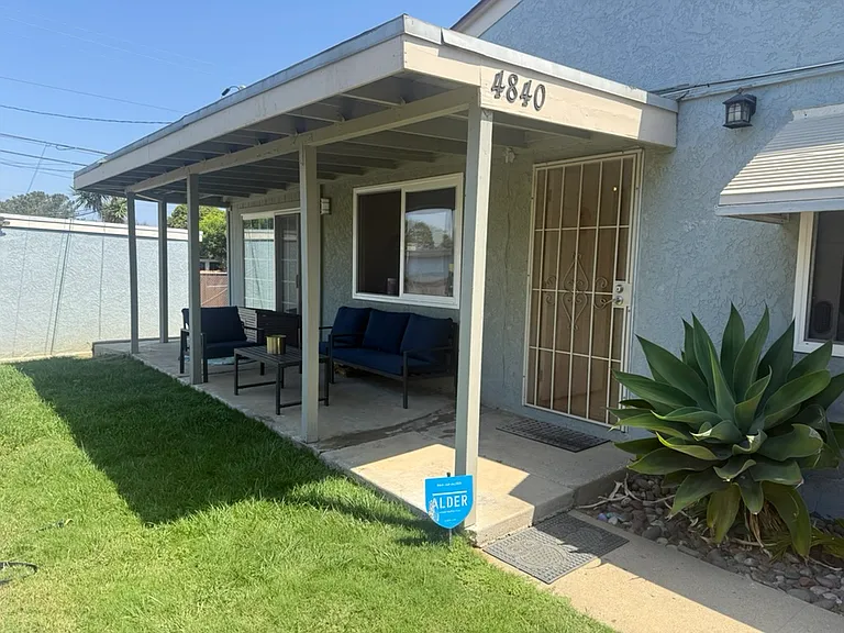 front patio area