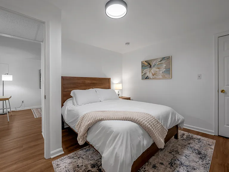 Downstairs Bedroom, bathroom attached.