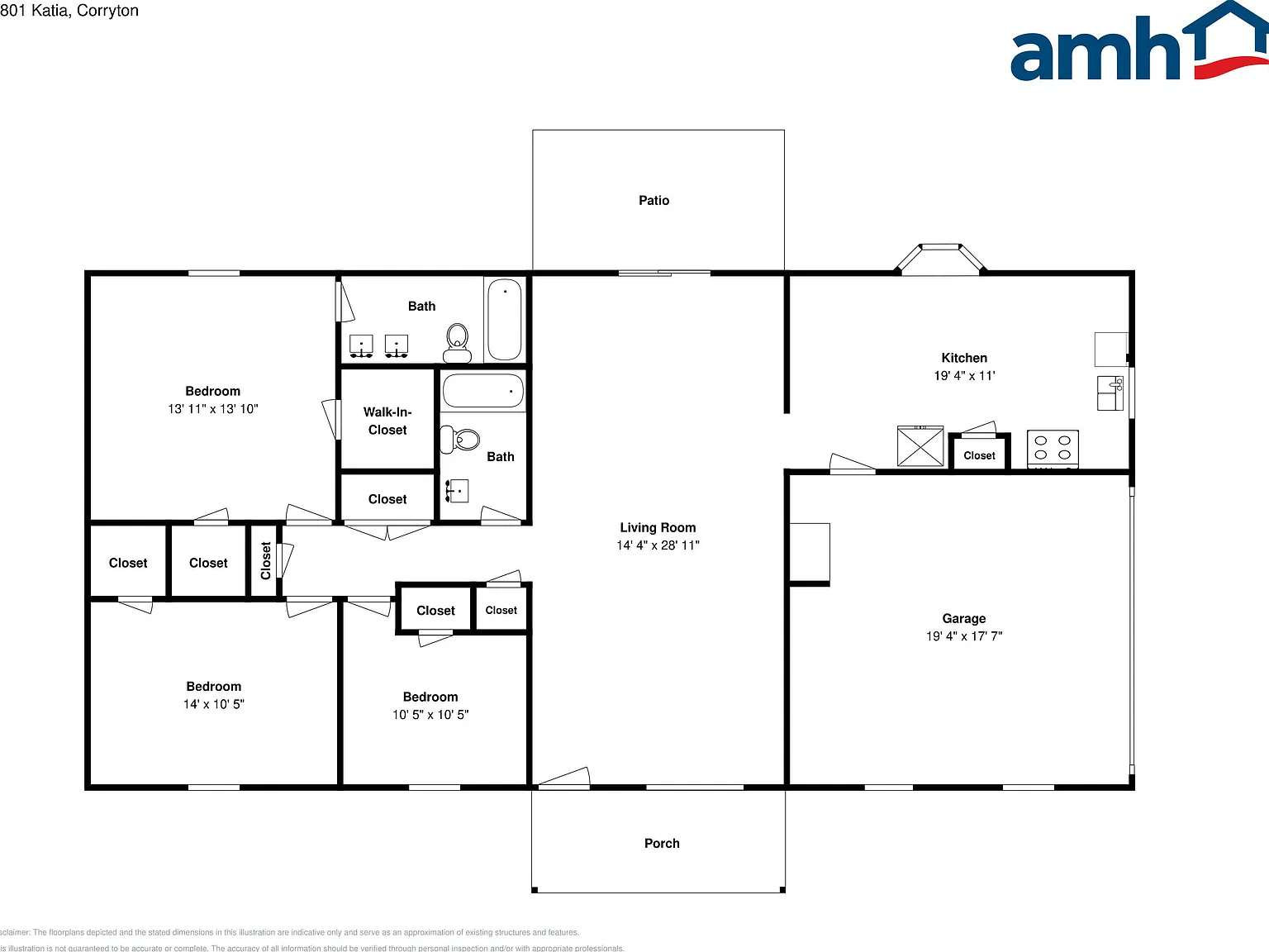 3 bed, 2.0 bath, 1460 sqft, $2,095 — Photo 2