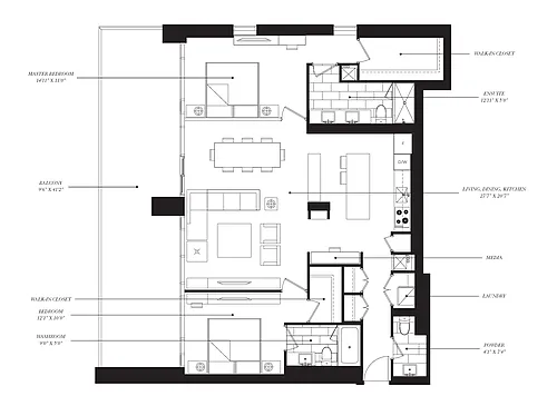 Floor plan 1407