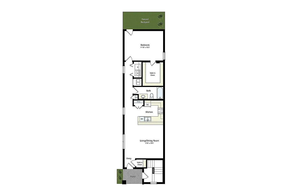 Floor plan Waterchase First Floor