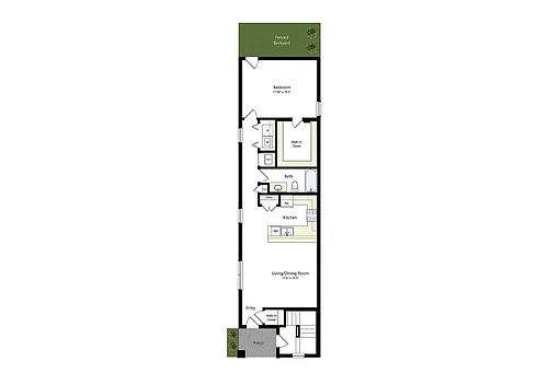 Floor plan Waterchase First Floor