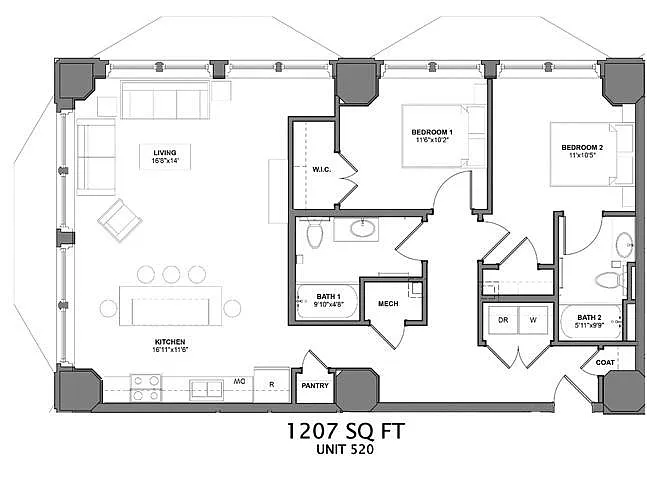 Floor plan II-V6