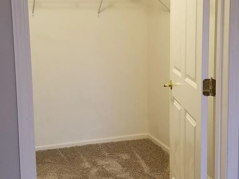 Master bedroom has walk-in closet